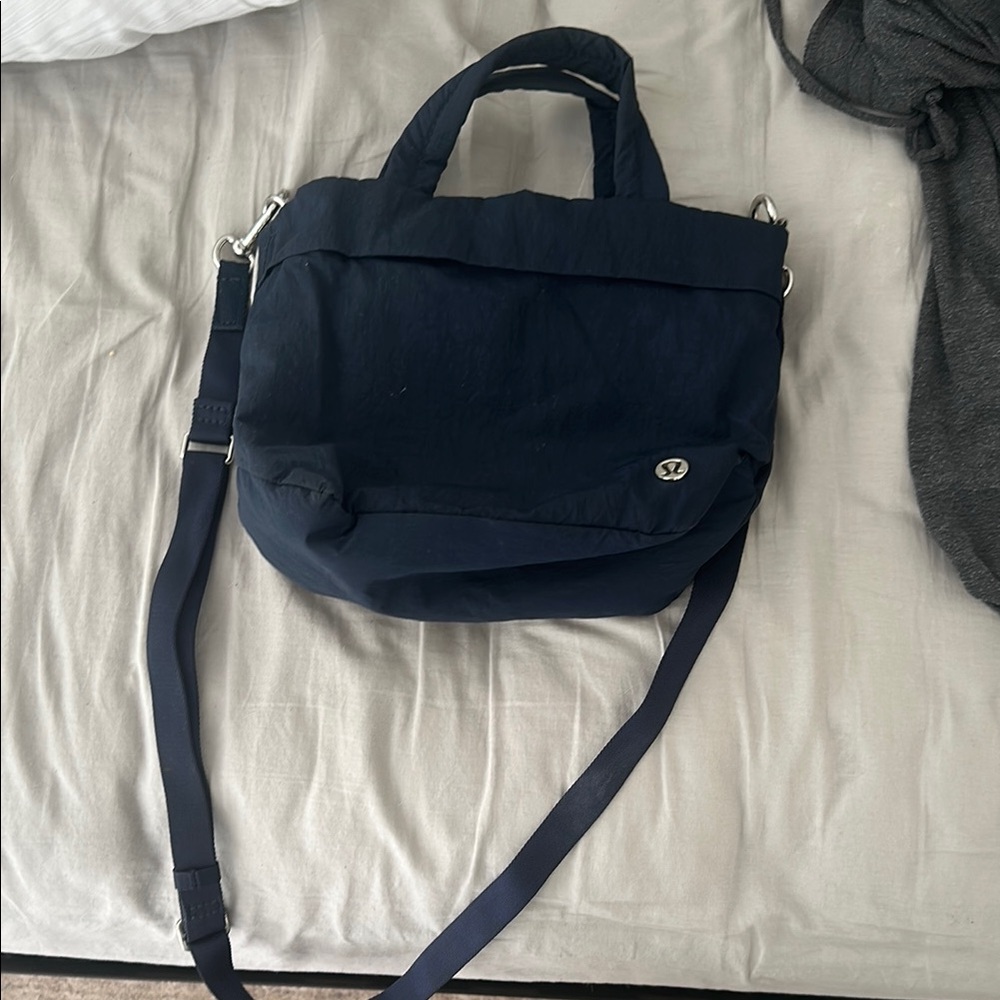 lululemon athletica Dark Blue cross body or handle  Bag